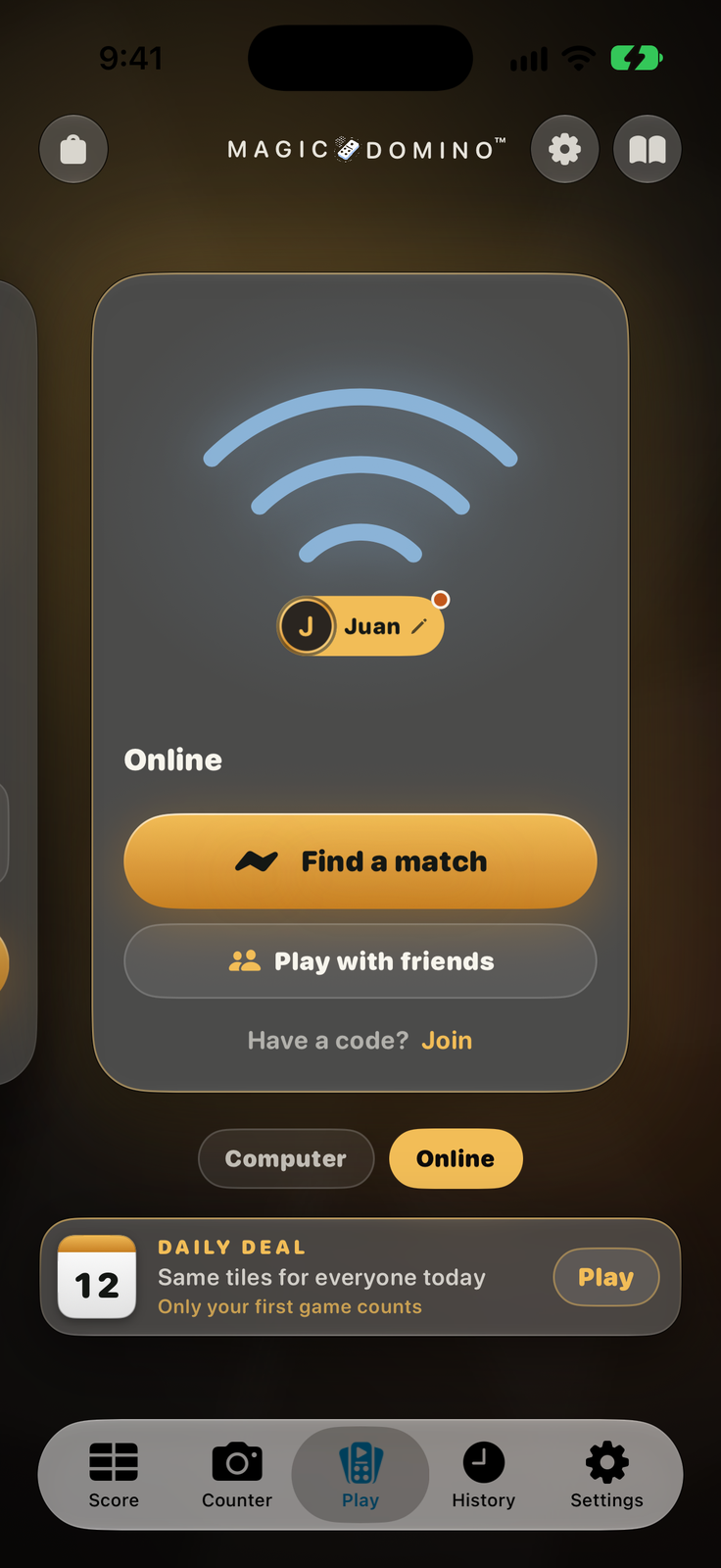 Find a match